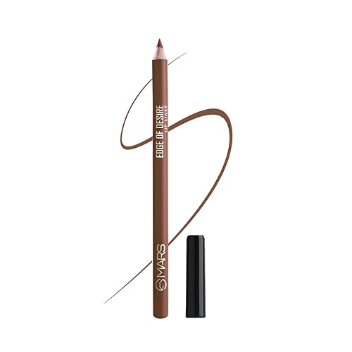 Image of MARS Matte Lip Liner One Swipe Smooth Long Lasting Lip Pencil (1.4gm) (12-BROWN MOCHA) Matte Lip Liner One Swipe Smooth Long Lasting Lip Pencil (1.4gm) (05-WINE NIGHT)