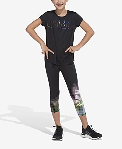 adidas Girls' Aeroready Innovation Graphic 7/8" Tights2