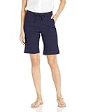 Lee Women's Flex-to-Go Relaxed Fit Pull-On Cargo Bermuda Short, Rainstorm, 8