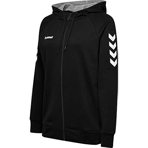 hummel Damen Hmlgo bomulds lynlås Kapuzenpullover, Schwarz, XXL EU Cover