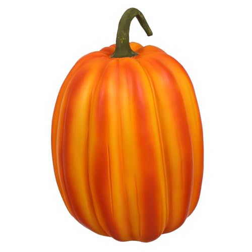 Levemolo Pumpkin Ornaments Artificial Pumpkins Large Thanksgiving Decoration Fall Garlands for Decor Faux Pumpkins Outdoor Craft Pumpkins Halloween Decorations Fake Pumpkins Props Autumn