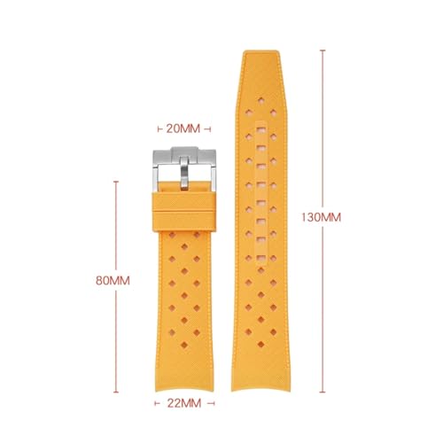 Silicone de 22 mm étanche compatible Blancpain X Swatch