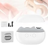 Easy Smart Nail Clipper, Electric Nail Clippers for Seniors, Automatic Nails Clipper with LED Light & Storage Box for Grinding Large Areas and Crevices (white)