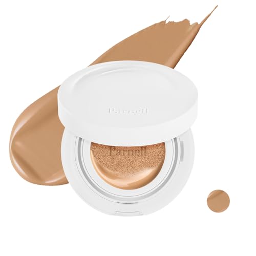 Image of Parnell Cicamanu Serum Cushion Foundation (30W Gold Beige) Hydrating Soothing Korean Cushion Foundation with Centella & Madecassoside, Buildable Coverage, Dewy Finish, Lightweight, Smooth Radiant Glass Skin (15g)
