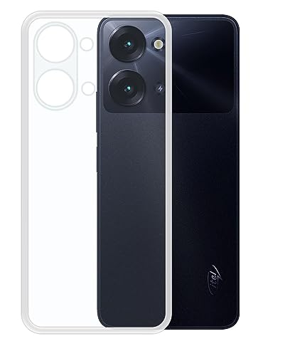 Image of COVERBLACK Case Rubber Silicone Back Cover for Itel P40+ - Transparent