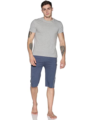 Image of Dollar Men's Casual Cotton Capri 3 /4th Shorts (Pack of 1)