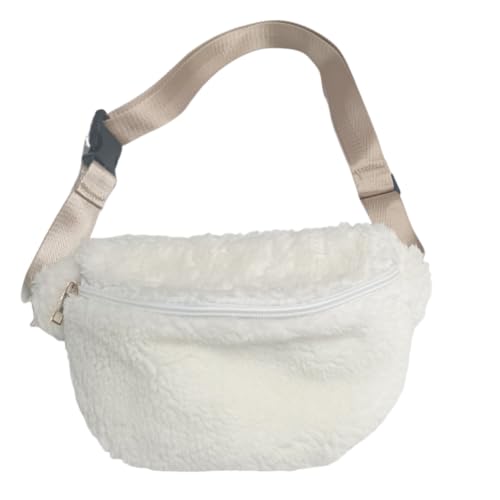 Riñonera unisex infantil para excursiones y parques en color blanco