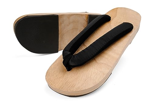 Image of Japanese Wooden Clogs Geta Slippers