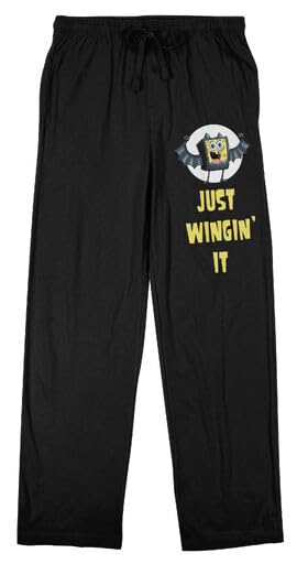 SpongeBob SquarePants Halloween Men's Black Sleep Pants