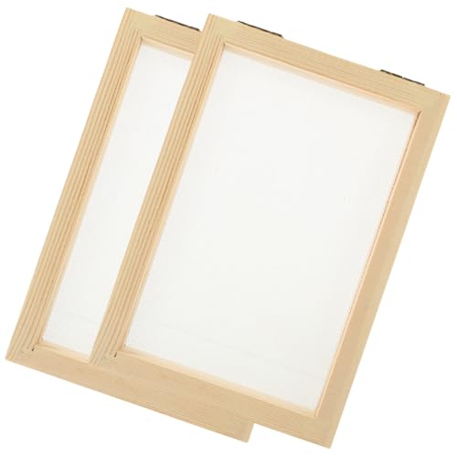 Fabrication papier cadre bois jojofuny | Kit tamis recyclage écologique