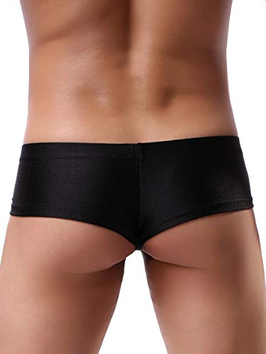 iKingsky Men's Cheeky Thong Underwear Sexy Mini Cheek Boxer Briefs Stretch Brazilian Back Mens under Panties4