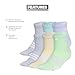 adidas Unisex Kids Quarter Ankle Socks for Boys and Girls Youth (6-Pack) Superlite Breathable and Lightweight