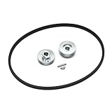 Drive Table Saw Replacement V-Belt Kit Compatible with Sears Craftsman 10' Contractor Table Saw, with 2 1/2' Pulley Set & Keys, for Craftman Table Saw Belt Parts