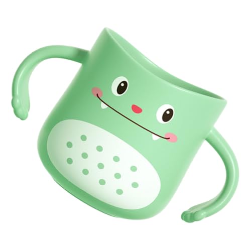 Hemobllo Vaso para Cepillo de Dientes Infantil Resistente con Diseño de Dinosaurio para Baño de Taza para Enjuague Bucal Casa y Viajes