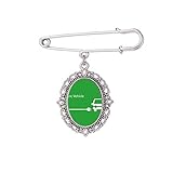 Lieferumfang: 1 x Brosche Ladestecker Energie Fahrzeuge schützen die Umwelt Brosche Pin Kleid Hemd Schal Clips, M