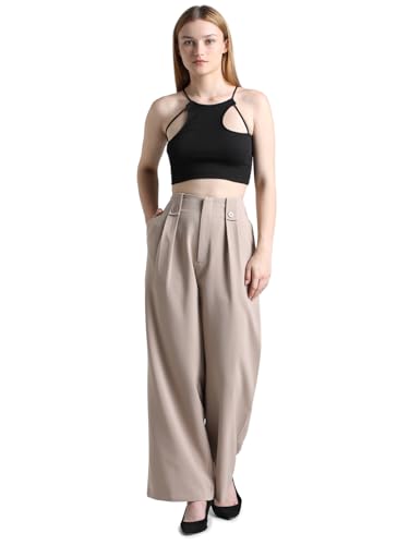 Image of Only Women's Cotton Blend Slim Fit Top