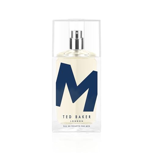 Ted Baker M Eau de Toilette pour homme. Parfum frais, hespéridé et épicé aux notes de mandarine, bergamote, Eau de Toilette longue tenue en vaporisateur...