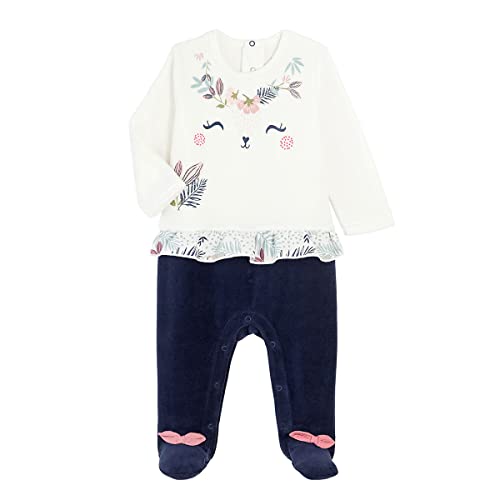 Petit Béguin - Pyjama en Velours bébé Fille Naya - Taille - 18 Mois (86cm)