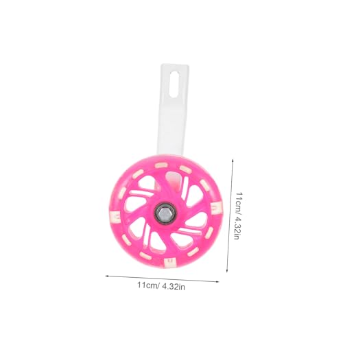 INOOMP 1set ruedas de entrenamiento para bicicleta con soporte trípode y luces intermitentes, ruedas auxiliares para niño y niña, fáciles de instalar para equilibrio y confianza miniatura 2