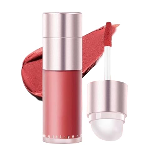 Palillo de colorete | Sombra de ojos en crema para mejillas, maquillaje cosmético de doble cara para mujer y niña, fiesta, cumpleaños, Navidad, boda, vacaciones, oficina, viajes