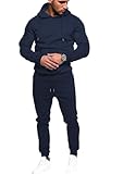 COOFANDY Men's Hoodie Tracksuit 2 Piece Slim Fit Sweatsuit Sets Fashion Jogging Athletic Suits