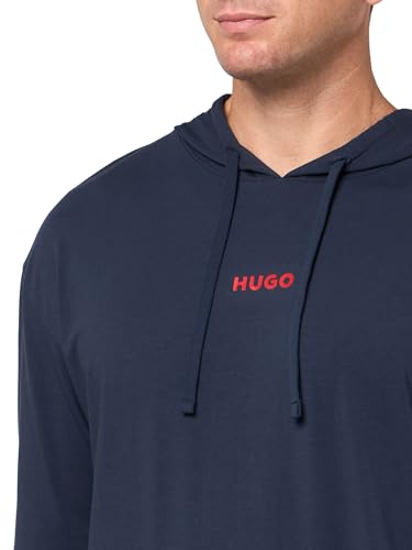 HUGO Men's Linked Hooded Sweatshirt with Kangaroo Pocket3