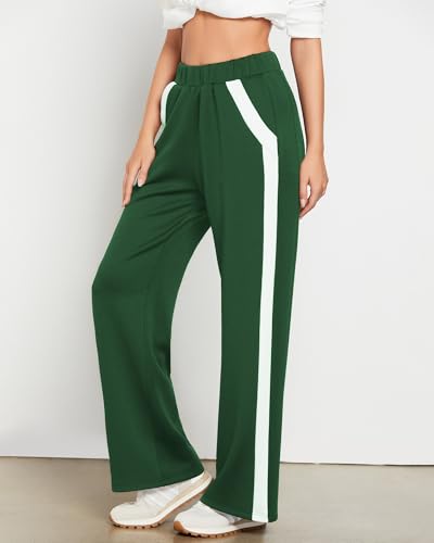 Grapent Green Pants For Women Green Track Pants Women Track Pants Womens Athletic Pants With Pocket Pull On Pants For Women Lounge Pants Women With Pockets Dark Green Size Medium Us Size 8 To Size 10 thumb #4