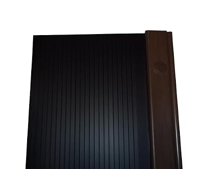 Exterior Inswing Threshold 7 13/16 inch with Walnut Composite Cap and Composite Bottom- Dark Bronze 60 inches Uncut