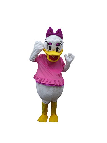 Donald Duck and Daisy Duck Adult Mascot Costume Cosplay Fancy Dress Suit (Daisy Duck) Donald Duck and Daisy Duck Adult Mascot Costume Cosplay Fancy Dress Suit (Daisy Duck)
