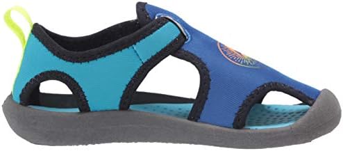 OshKosh B'Gosh Boys Aquatic Water Shoe Sport Sandal, Teal, 8 Toddler | Image 5