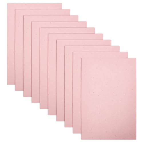 Tablas de Fibra para Plantillas Rosa 10 Piezas 7.9x11.8 pulg