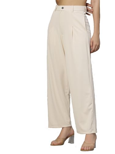 Image of UZARUS Women's Relax Fit Trouser 2 Pockets Baggy Pants