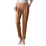 [ベルメゾン] テーパードパンツ レディース 座(THE) パンツ ウエスト総ゴム ロングパンツ ベージュ M 62
