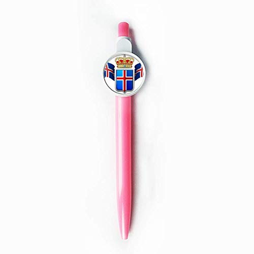DIYthinker Islandia National Emblem Country Symbol - Bolígrafo retráctil, color azul