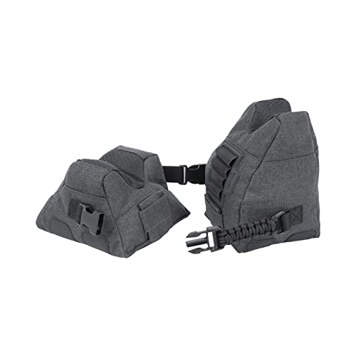 Allen Company Dual Shooting Rest - Front and Rear Gun Platform for Rifles - Filled with Inert Poly-Beads - Hunting and Range Bag - Gray - Thumbnail 7