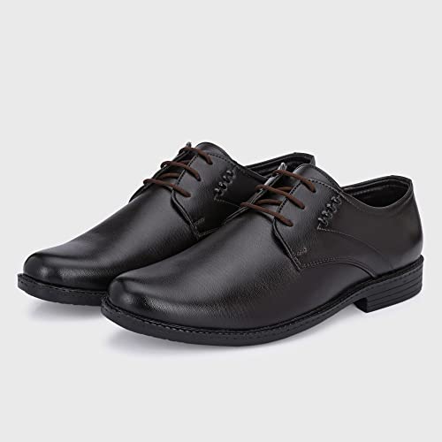 Image of Centrino Men's Formal Shoes | Elegant Slip-On Derby for Business & Casual Wear | Premium Craftsmanship for a Stylish & Sophisticated Look | Cushioned Insole for All-Day Comfort & Support