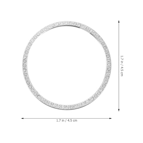 Image of UKCOCO Compatible for Samsung Watch 3 Watch Bezel Diamond Adhesive Bezel Ring Cover Anti Scratch Protection Cover Accessory 45mm 41mm