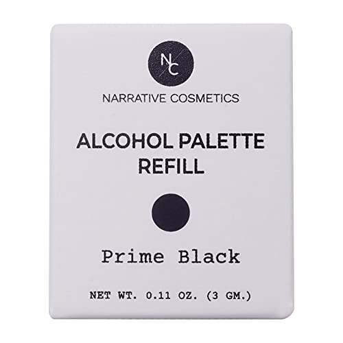 Narrative Cosmetics Alcohol Palette Refill Pans - Fx Colors - Prime Black #TOP3