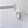 WENKO 19220100 Curved Shower Rod Chrome variabel, Metal Aluminium, Chrome