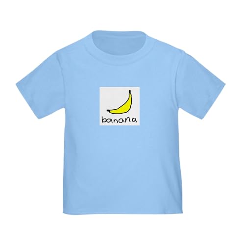 CafePress Toddler Banana T Shirt Toddler Graphic Tee, 100% Cotton