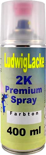 LudwigLacke RAL 9005 TIEFSCHWARZ 2K Premium Spray 400ml