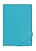 Produktbild biberna 0077144 Spannbetttuch Feinjersey (Matratzenhöhe max. 22 cm), gekämmte Baumwolle, superweich türkis, 1x 180x200 cm - 200x200 cm