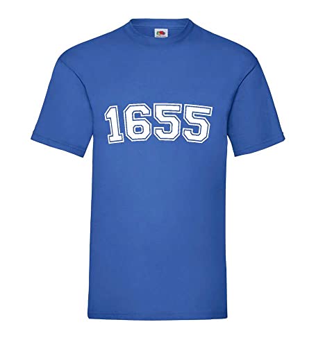 T-shirt homme bleu roi XXXL à coupe ample pour dissimuler les formes avec style