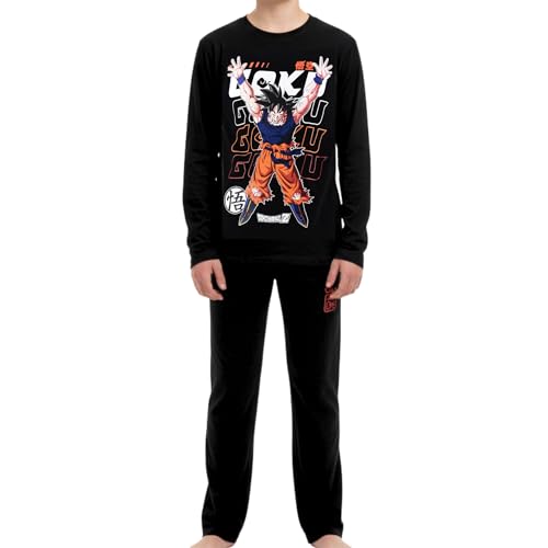 Dragon Ball Z Pijama Niño, Camiseta y Pantalon Largo Conjunto 2