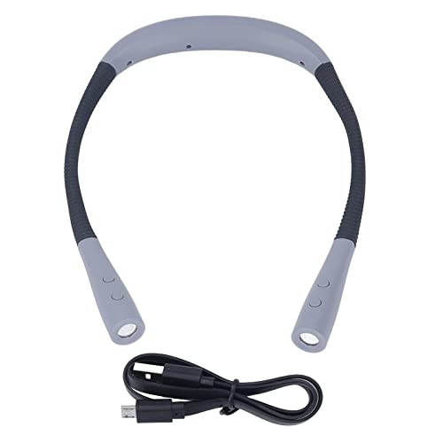 Luz de cuello recargable con 3 colores y 5 brillos regulables para lectura y coser