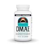 Source Naturals DMAE, Dimethylaminoethanol Bitartrate - Supports Mental Concentration - 200 Capsules