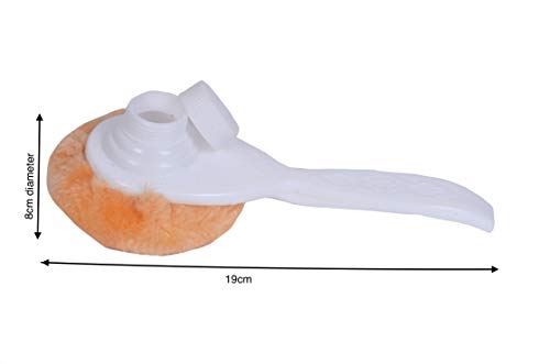Image of The ChipmunK Store's Makeup Powder puff Combo with handle (Peach, White, Green, Pink)