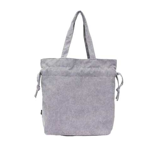 Siffler B155 Drawstring Shoulder Bag, Miffy Corduroy, Women's, Face Gray4