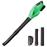 🍃【Amplio Uso】Gracias a longitud y velocidad ajustable,este soplador tiene múltiples funciones: limpieza de hojas de jardín, limpieza de garajes, combustión de hornos, limpieza de equipos informáticos, limpieza de los talleres de carpintería etc.