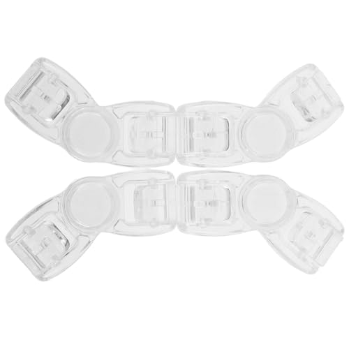 Sewroro 4pcs Universal Swim Goggles Strap Buckles Plastic Replacement Head Strap Buttons Lightweight and Resistant to Wear Essential Swimming Accessor